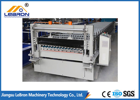 Floor Deck Corrugated Sheet Roll Forming Machine Quenched Fully Automatic