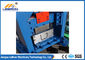 Blue Color Gutter Roll Forming Machine , PLC Control Seamless Gutter Equipment